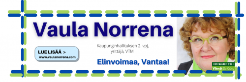 Vaula Norrena: Elinvoimaa, Vantaa!